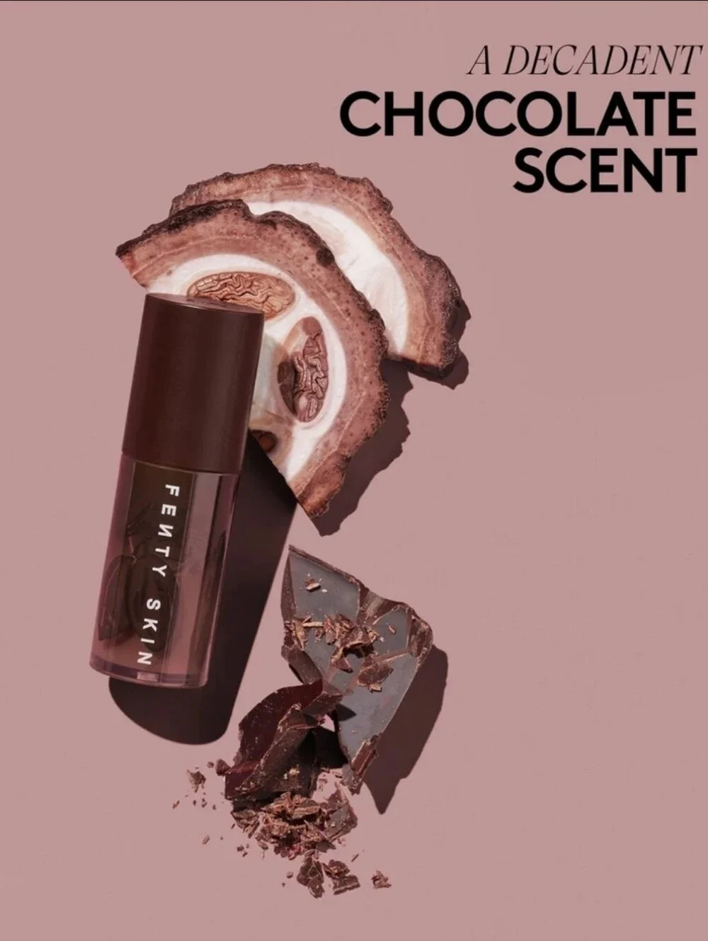 Fenty Treatz Hydrating and Strengthening Lip Oil in Cacao BNIB